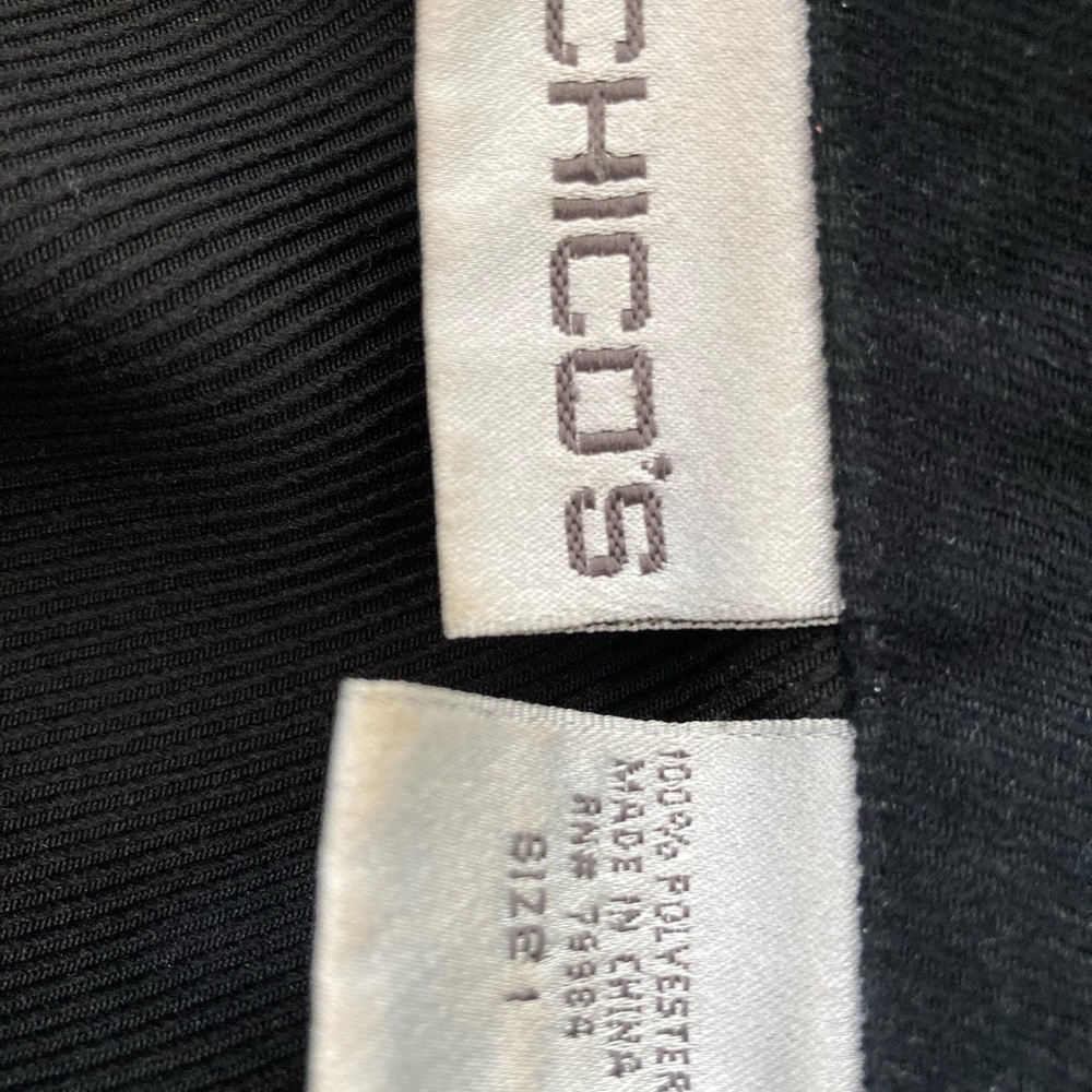 Chico’s Long Sleeve Button Down Jacket - Size 1 - Picture 9 of 10